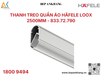 Thanh treo quần áo Häfele Loox - 2500mm - 833.72.790